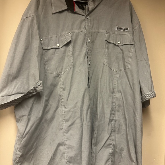 Koman Other - Men's Gray Casual Button Down Shirt